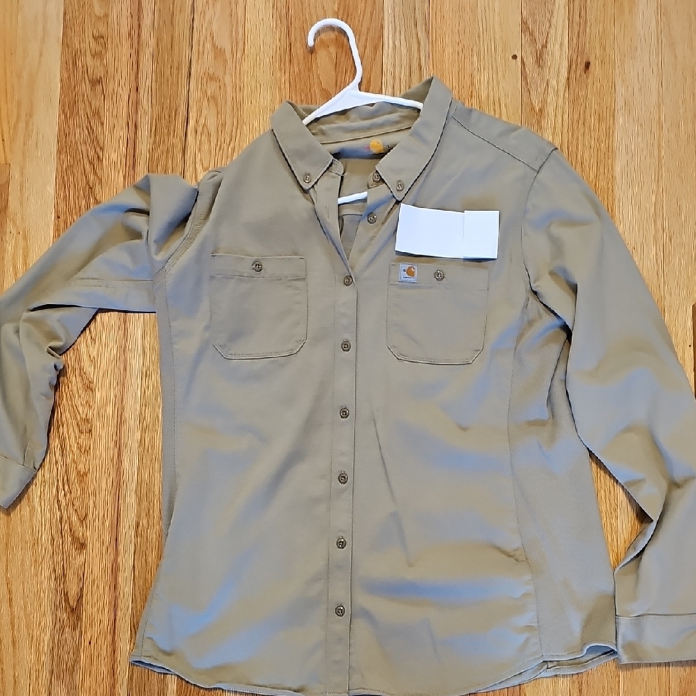 Carhartt Khaki Button-Up Shirt FRC, HRC-2
